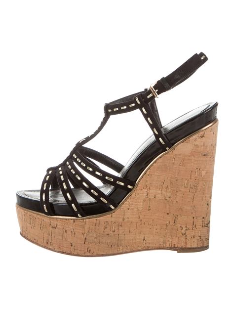 scarpe modello dior|Dior wedge platform sandals.